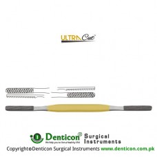 UltraCut ™ TC Fomon Nasal Rasp Fig. 5 - 6 Stainless Steel, 20.5 cm - 8" Cutting Edge 40 x 7 mm